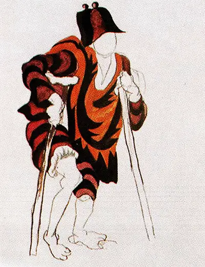 Costume Design for Ballet Tricorne Pablo Picasso